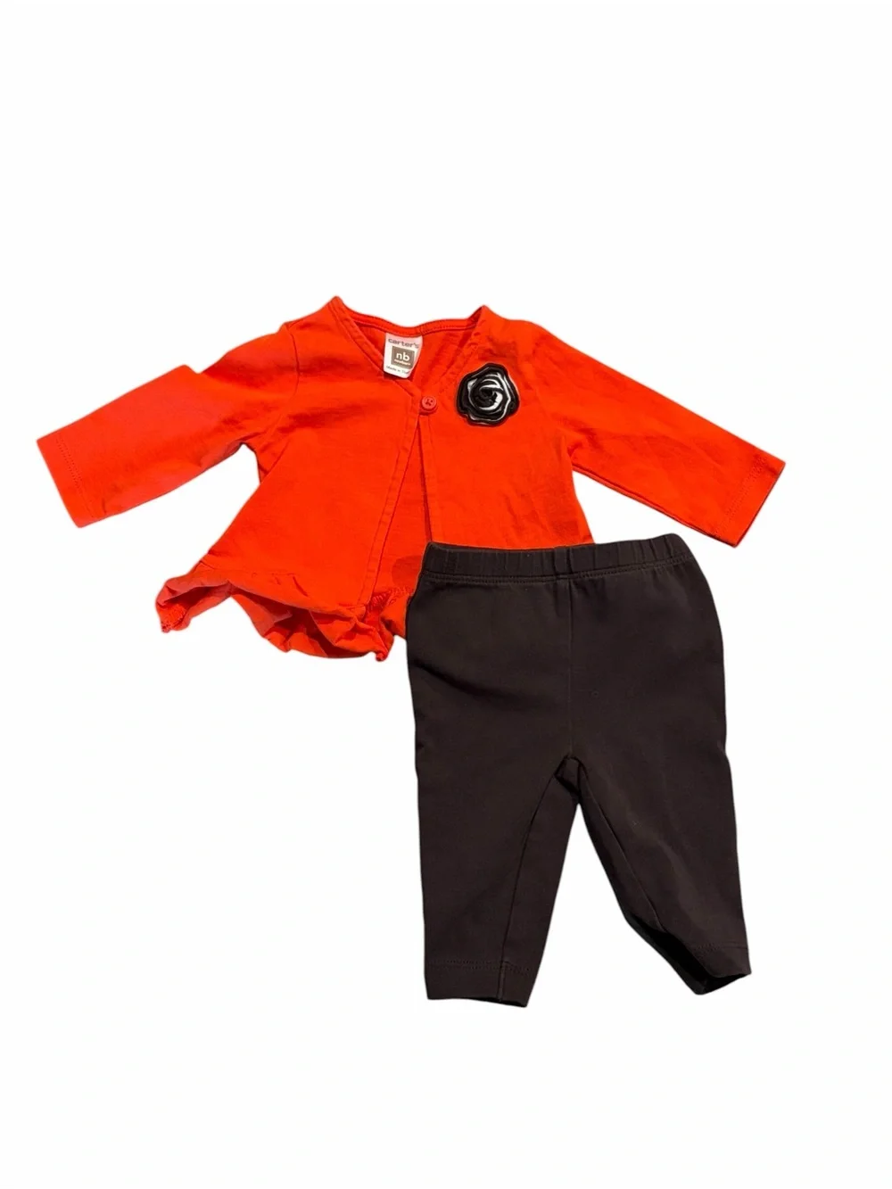 Carter’s Newborn Girls Cardigan & Leggings Outfit Set